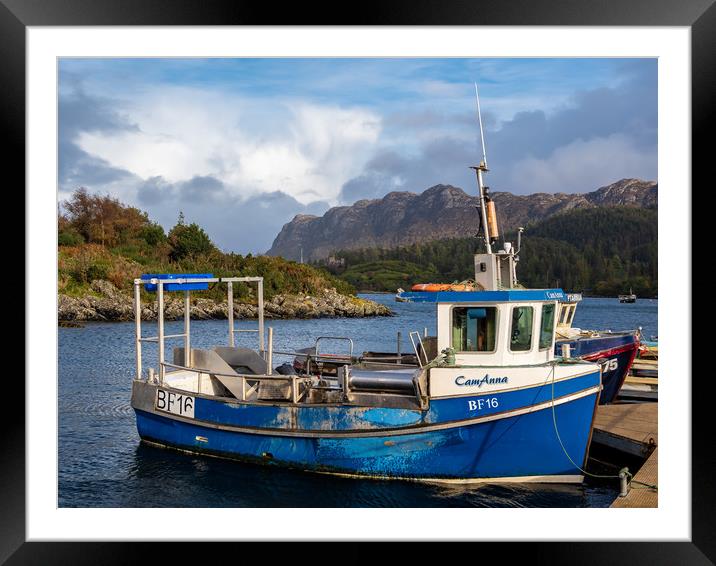 Plockton Harbour, Scotland. Framed Mounted Print by Colin Allen