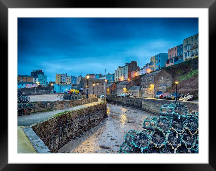 Tenby Harbour, Pembrokeshire, Wales. Framed Mounted Print by Colin Allen