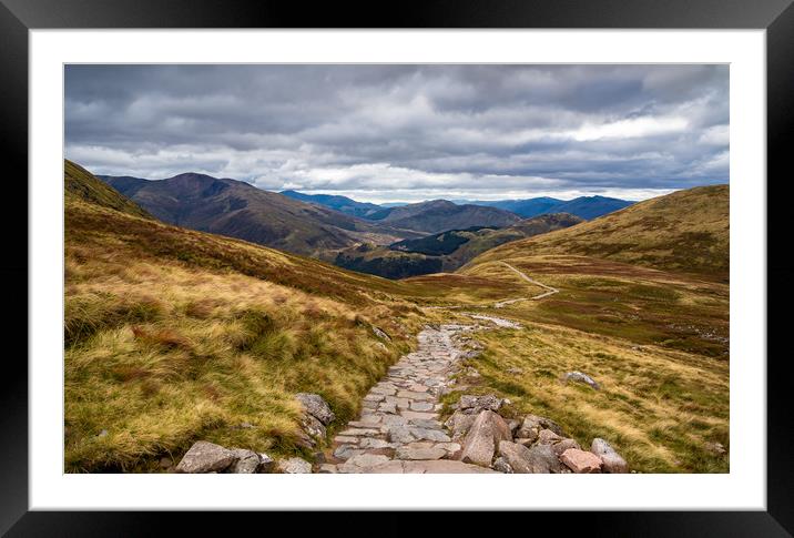 Path to Ben Nevis, Scotland.  Framed Mounted Print by Colin Allen