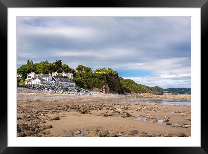 Wiseman's Bridge, Pembrokeshire, Wales. Framed Mounted Print by Colin Allen