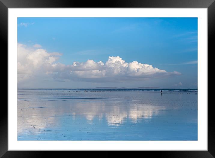 Pendine Beach, Carmarthenshire, Wales. Framed Mounted Print by Colin Allen
