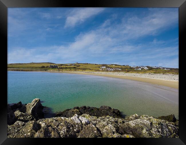 Rhoscolyn Beach, Anglesey, Wales. Framed Print by Colin Allen