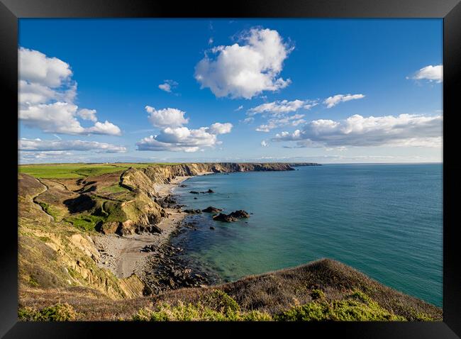 Serene Beauty of Marloes Sands Framed Print by Colin Allen