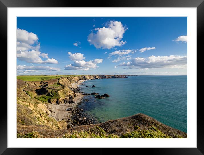 Serene Beauty of Marloes Sands Framed Mounted Print by Colin Allen