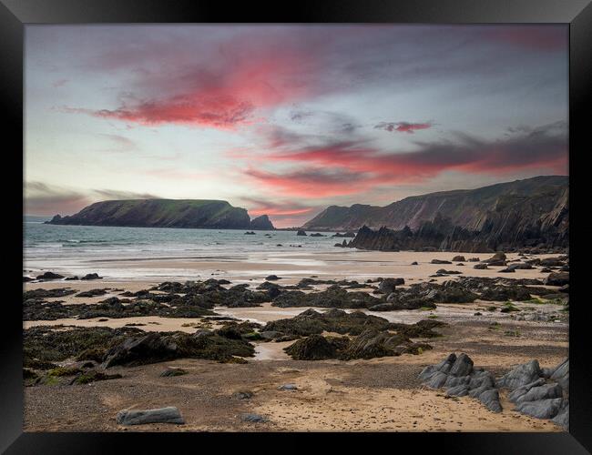 Marloes Beach, St Brides Bay, Pembrokeshire, Wales Framed Print by Colin Allen