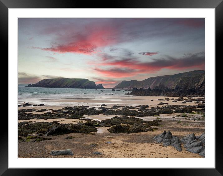 Marloes Beach, St Brides Bay, Pembrokeshire, Wales Framed Mounted Print by Colin Allen