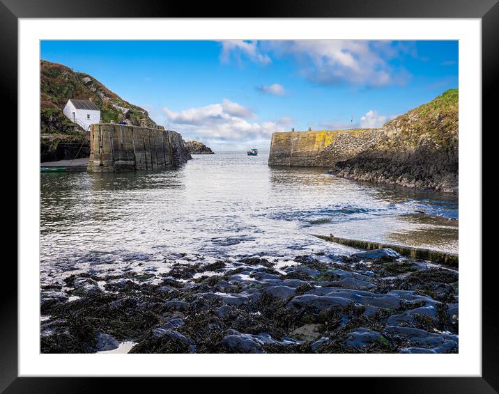 Industrial Heritage Meets Coastal Charm Framed Mounted Print by Colin Allen