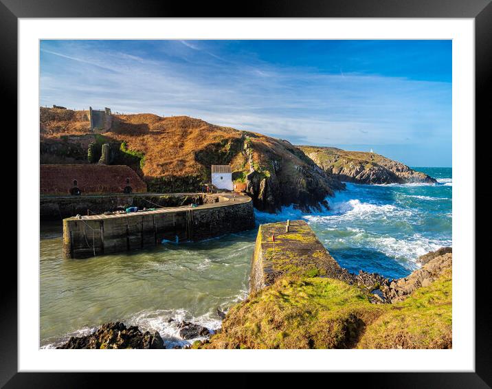 Porthgain Harbour, Pembrokeshire. Framed Mounted Print by Colin Allen