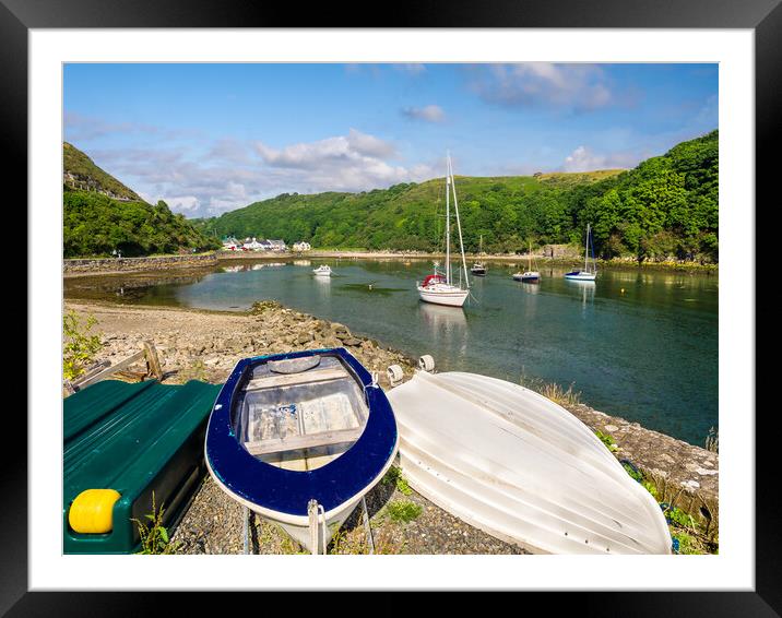 Solva Pembrokeshire Wales. Framed Mounted Print by Colin Allen