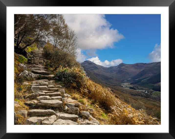 The Path to Ben Nevis, Scotland.  Framed Mounted Print by Colin Allen