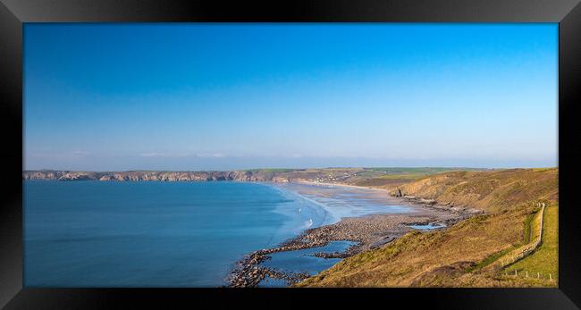 Newgale Beach, Pembrokeshire, Wales. Framed Print by Colin Allen