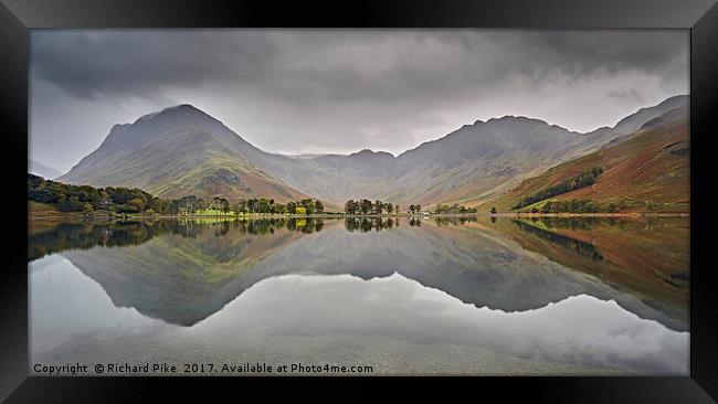 Buttermere Reflections Framed Print by Richard Pike
