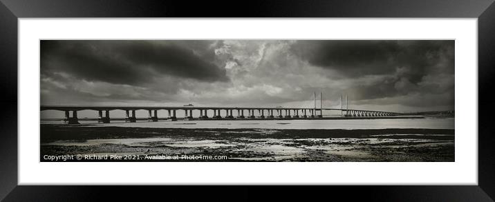 Severn Bridge Framed Mounted Print by Richard Pike