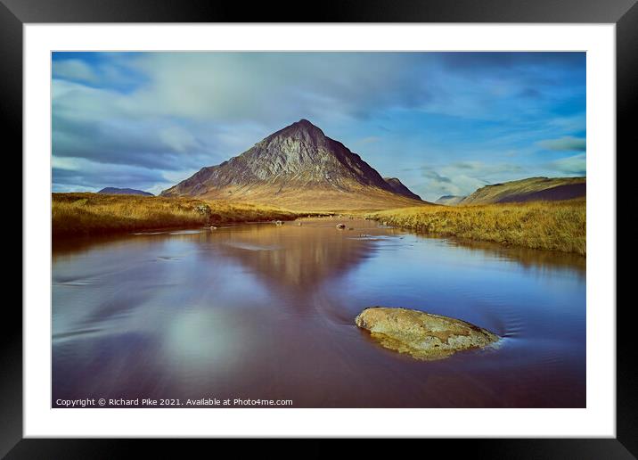 Buachaille Etive Mor Framed Mounted Print by Richard Pike