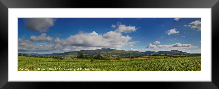Brecon Beacons Framed Mounted Print by Richard Pike
