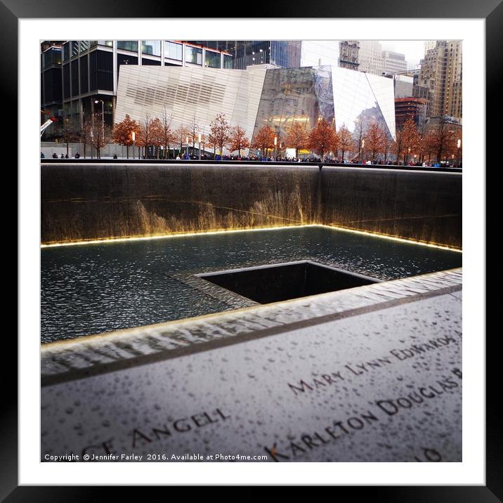 Ground Zero for Infinity Framed Mounted Print by Jennifer Farley