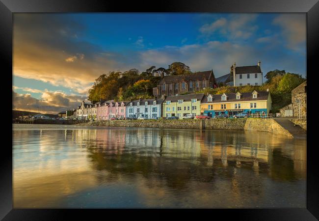 Portree Harbour Framed Print by Simon Booth