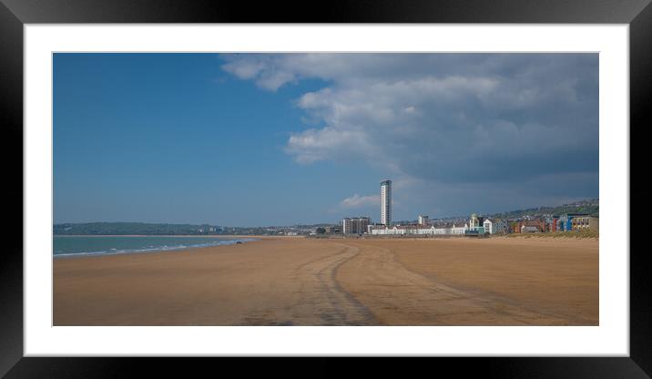 Swansea bay Framed Mounted Print by Bryn Morgan