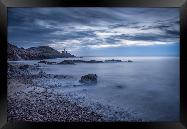 Mumbles lighthouse. Framed Print by Bryn Morgan