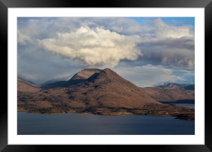 Torridon mountains Framed Mounted Print by alan todd