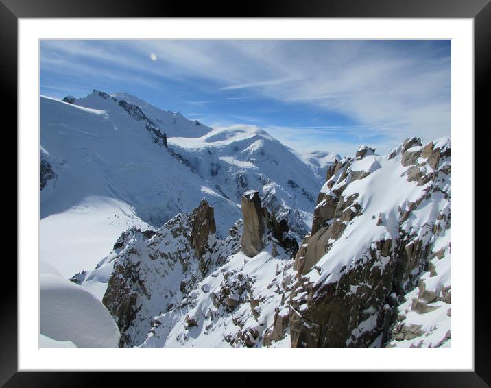Mont Blanc                                Framed Mounted Print by alan todd