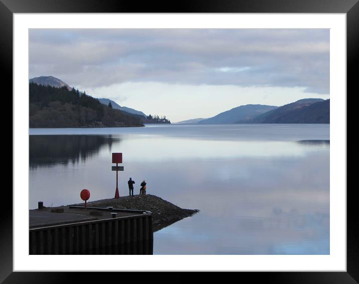 Loch Ness                                Framed Mounted Print by alan todd