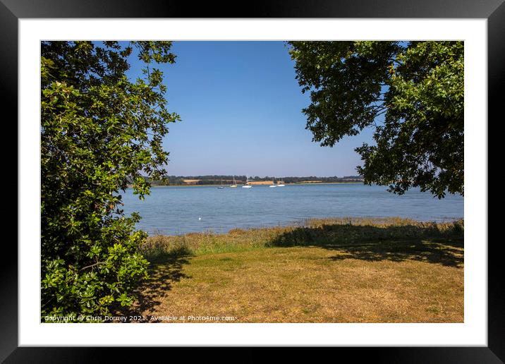 Manningtree in Essex, UK Framed Mounted Print by Chris Dorney