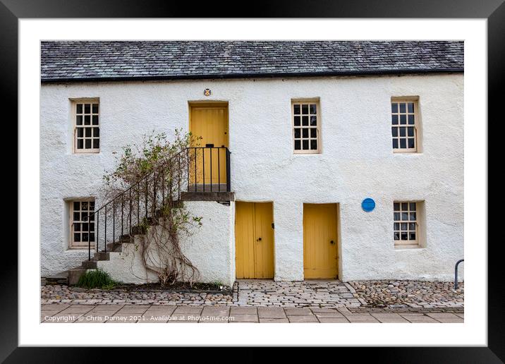 11 The Cross in Dunkeld, Scotland Framed Mounted Print by Chris Dorney