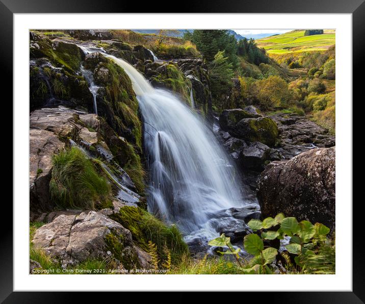 Loup of Fintry in Scotland, UK Framed Mounted Print by Chris Dorney
