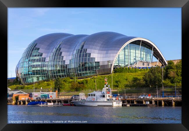 Sage Gateshead in Newcastle upon Tyne, UK Framed Print by Chris Dorney