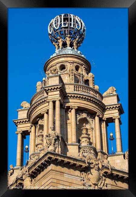 The London Coliseum in London, UK Framed Print by Chris Dorney