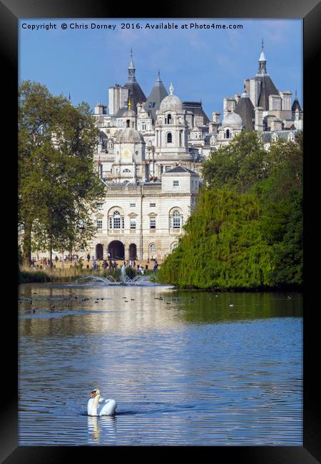 Horse Guards Building in London Framed Print by Chris Dorney