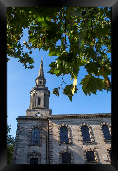 St. Pauls Church in Birmingham Framed Print by Chris Dorney