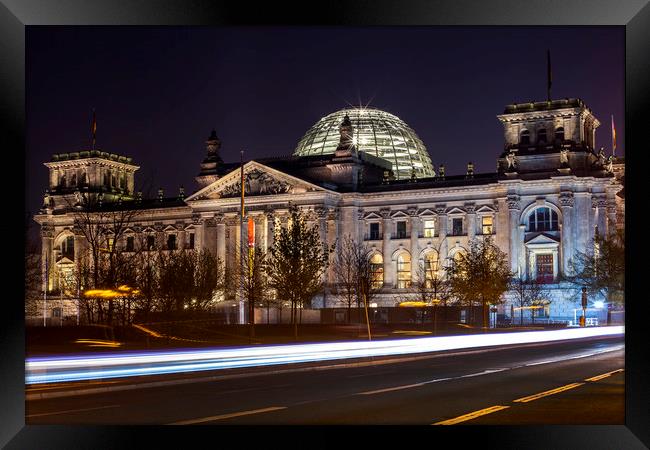 The Reichstag in Berlin Framed Print by Chris Dorney