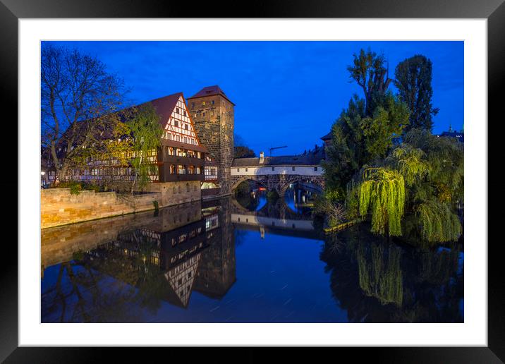 Weinstadel House in Nuremberg Framed Mounted Print by Chris Dorney