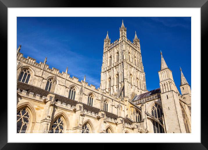 Gloucester Cathedral in Gloucester, UK Framed Mounted Print by Chris Dorney