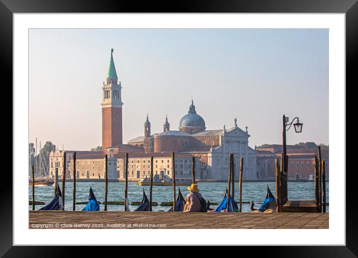 Venice in Italy Framed Mounted Print by Chris Dorney