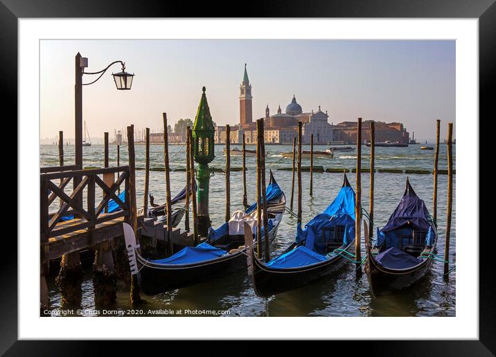Venice in Italy Framed Mounted Print by Chris Dorney