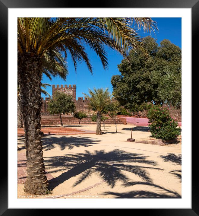 Castle of Silves in Portugal Framed Mounted Print by Chris Dorney