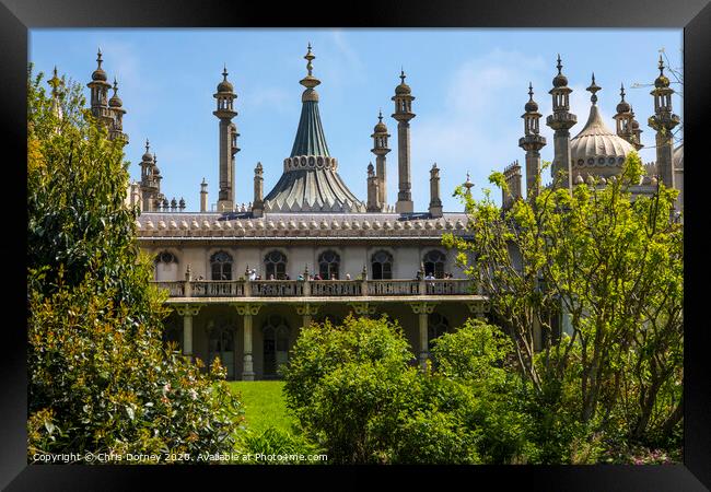 Royal Pavilion in Brighton Framed Print by Chris Dorney