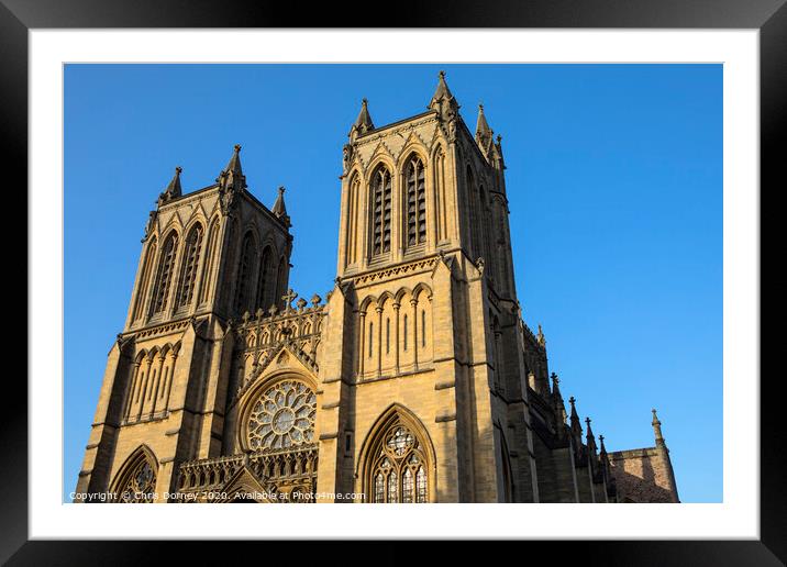 Bristol Cathedral in England Framed Mounted Print by Chris Dorney