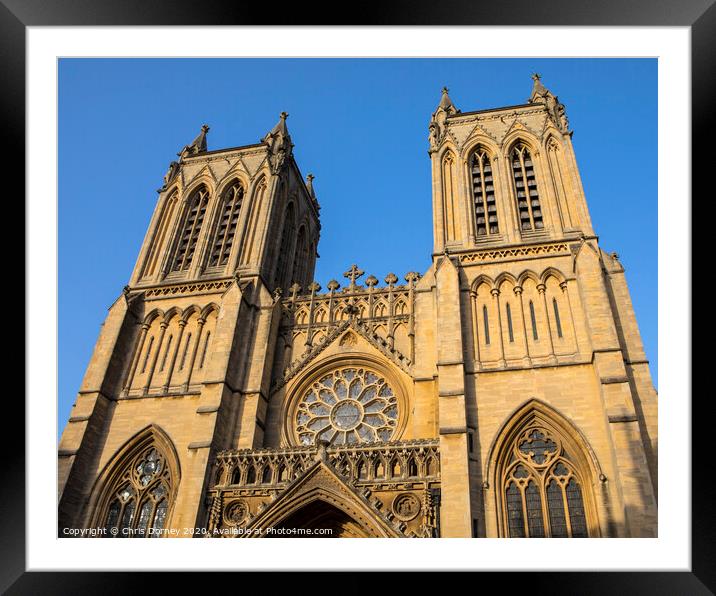 Bristol Cathedral in England Framed Mounted Print by Chris Dorney