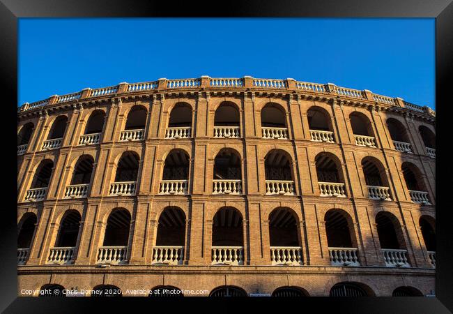 Bullring of Valencia Framed Print by Chris Dorney