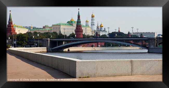 Moscow in Russia Framed Print by Chris Dorney