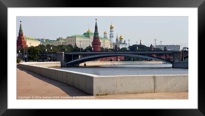 Moscow in Russia Framed Mounted Print by Chris Dorney
