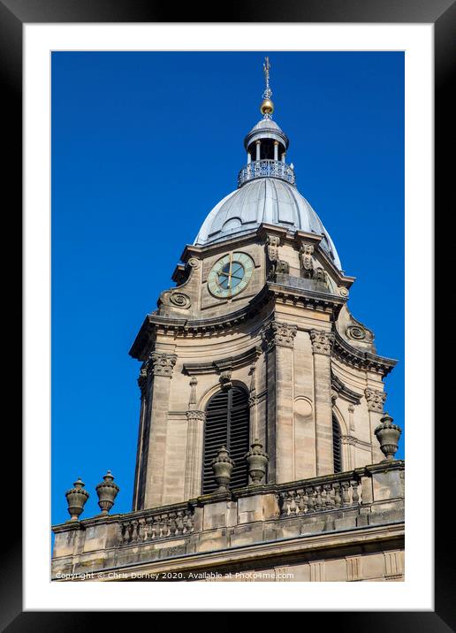 St. Philips Cathedral in Birmingham Framed Mounted Print by Chris Dorney