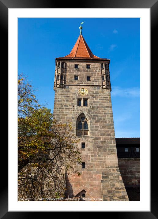 Tiergartnertor in Nuremberg Framed Mounted Print by Chris Dorney