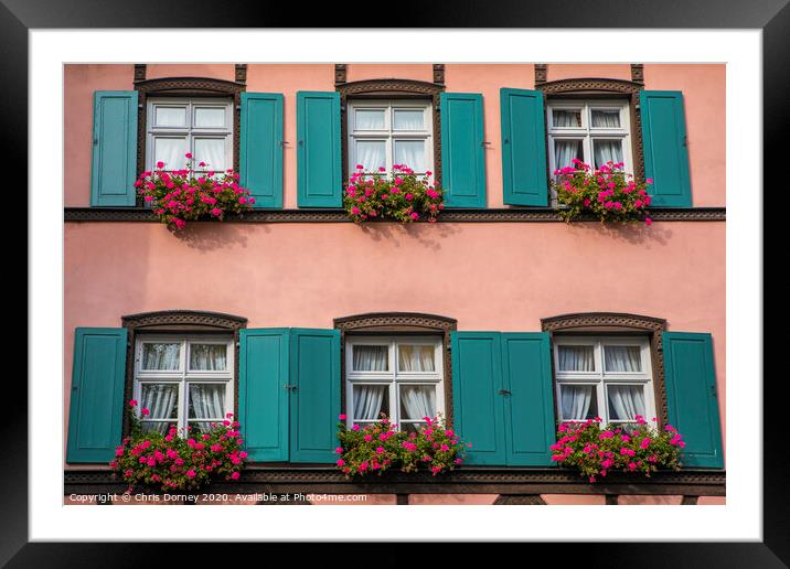 Traditional Architecture in Bamberg Framed Mounted Print by Chris Dorney