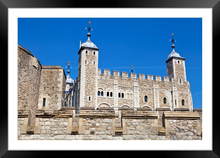 Tower of London Framed Mounted Print by Chris Dorney