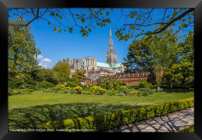 Chichester in Sussex Framed Print by Chris Dorney